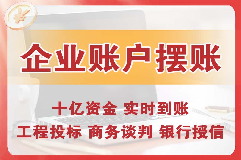 珠海企业账户摆账